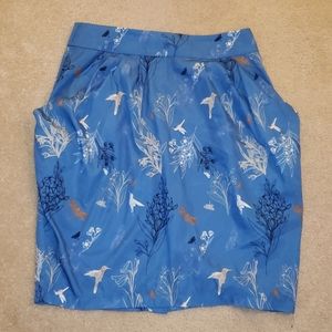 H&M Botanical Pencil Skirt
